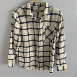 Zara Boys Blue and White Flannel